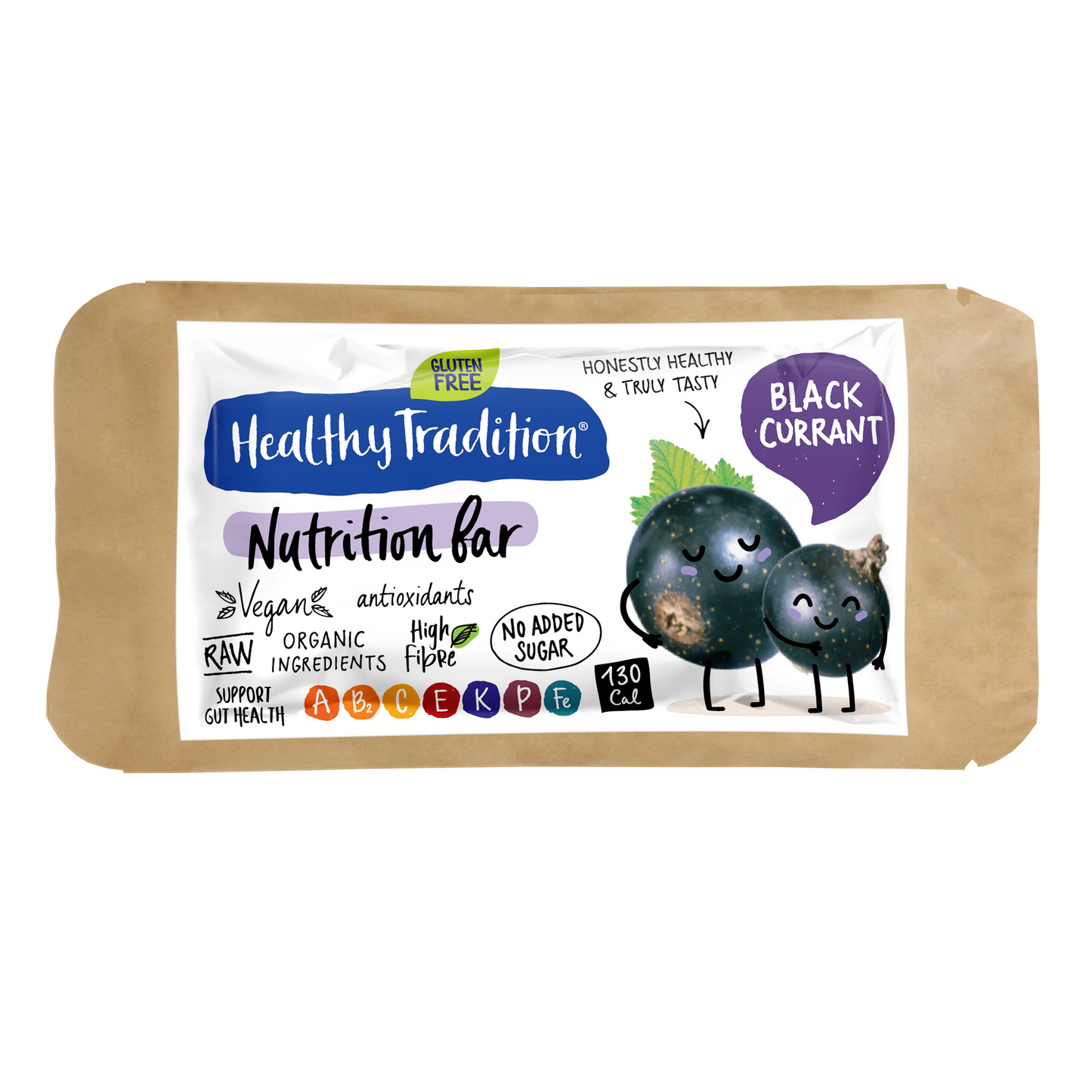 Bar "Banana Fig Carob" TM Healthy Tadition without sugar and gluten, 34g