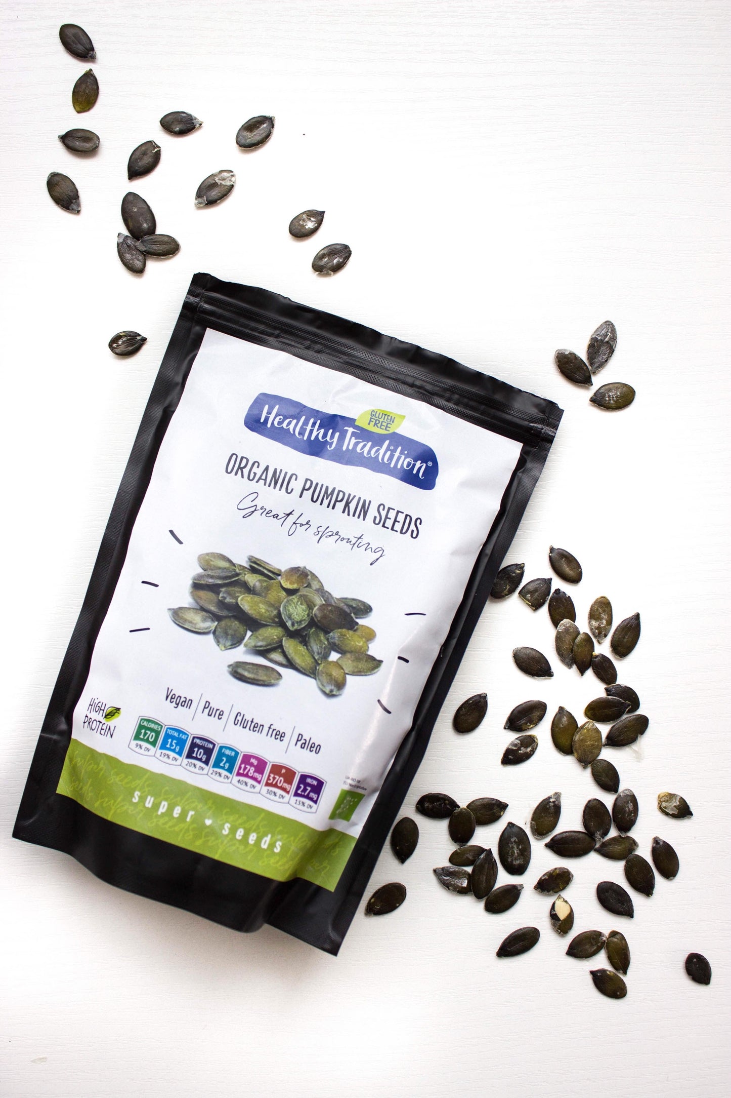 Organic pumpkin seeds