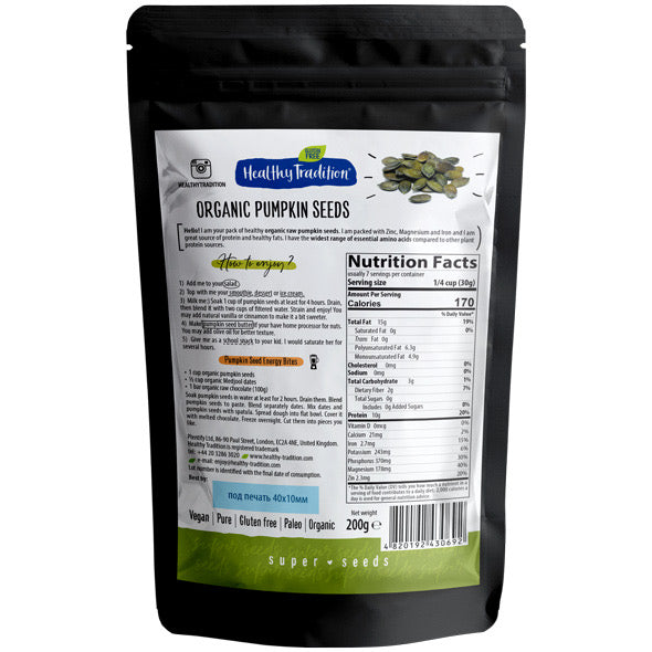 Organic pumpkin seeds