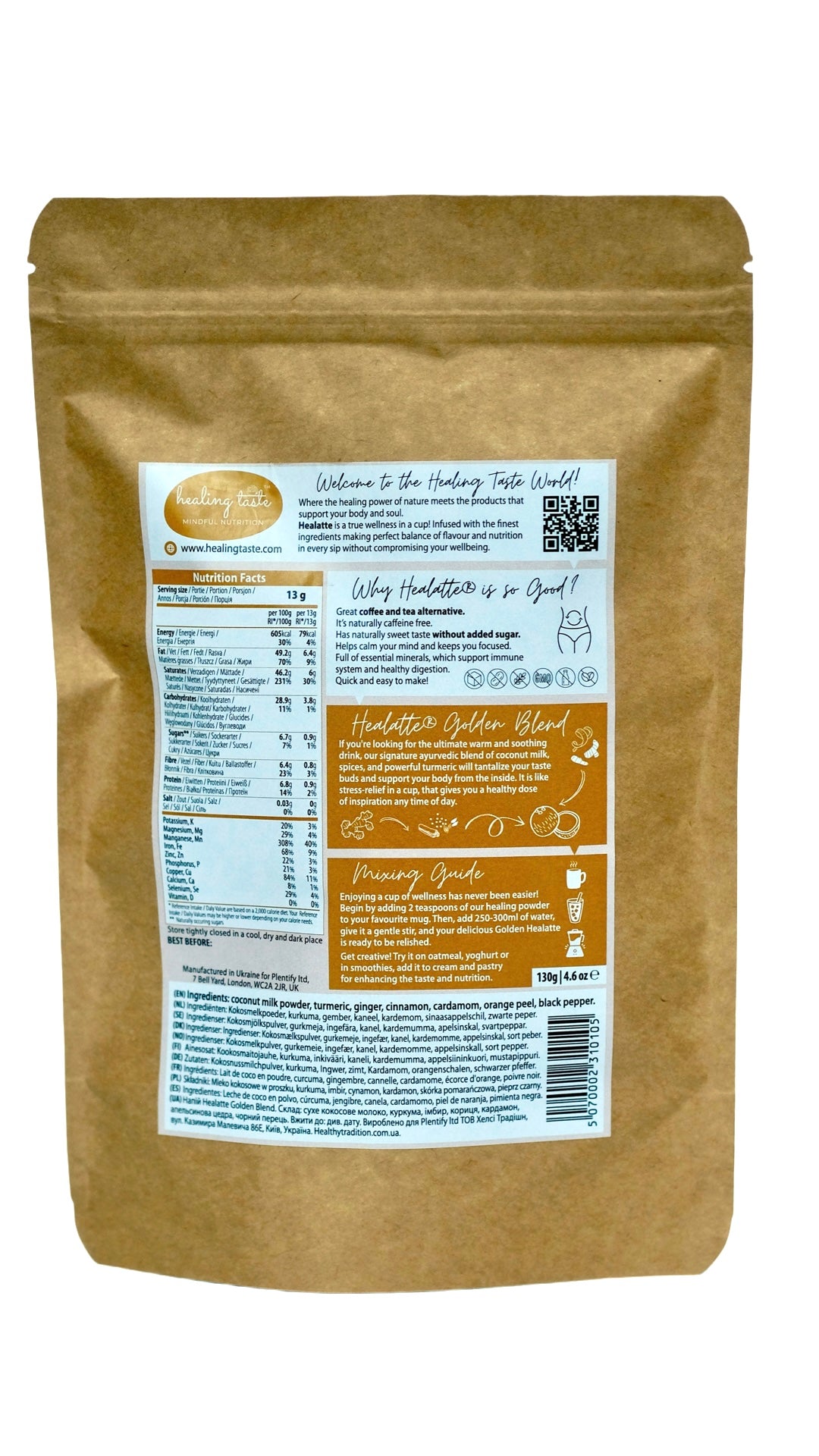 Healatte® Golden Blend