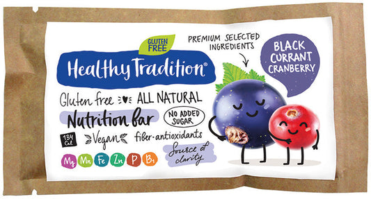 Bar "Banana Fig Carob" TM Healthy Tadition without sugar and gluten, 34g